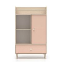 ML MEBLE - MEVEL 04 Regał 132 | Millenial Pink | Piasek Pustyni