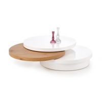 HALMAR - Ława Michelle biały / dąb złoty