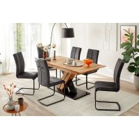 MC AKCENT - MORENA X Stół 140-190x90x77 | Dąb lity olejowany | MOX140WE