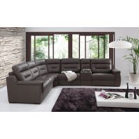 FENIKS MEBLE - MOTION Narożnik 2,5FL-E-1BB-BK-1,5BB MN-BOK/R Narożnik z funkcją spania, fotelem z manualną funkcją relaks i barkiem z dwoma chłodzeniami