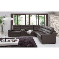 FENIKS MEBLE - MOTION Narożnik BOK/L-1,5BB MN-BK-1BB-E-2,5FR Narożnik z fotelem z manualną funkcją relaks, barkiem z dwoma chłodzeniami i funkcją spania