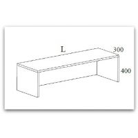 AMS Meble Biurowe - Nadstawka na biurko NB3 | L=160