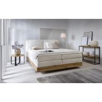 WERSAL - NEBIA Łóżko Kontynentalne 140x200 z pojemnikiem | Materac Bonnel | Materac Pocket