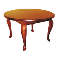 MEBLE OLEJNIKOWSKI - STÓŁ Okrągły Nogi Ludwik STO 100 (100-140x100)