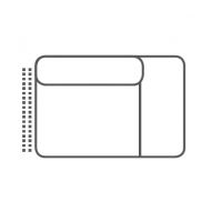 FENIKS MEBLE - COMPASS Otomana mała OTMR prawa | Z pojemnikiem