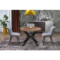 HALMAR - PERONI Stół rozkładany 100-250x75 | orzech/czarny | z PL