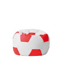 GIGANT PUFA - Pufa PIŁKA 250L biało-czerwona