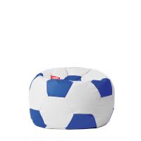 GIGANT PUFA - Pufa PIŁKA 250L biało-niebieska