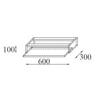AMS Meble Biurowe - Półka pod klawiaturę PK1 | Prowadnice Rolkowe