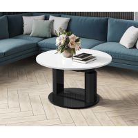 HUBERTUS - PRIMO LUX Ławostół | Biały połysk | Czarny połysk | Czarny połysk