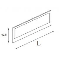 AMS Meble Biurowe - Przegroda do biurka PJ1 | Panel Płytowy Jednostronnie Tapicerowany | L=120 cm