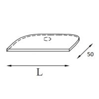 AMS Meble Biurowe - Przystawka do biurka P2 | L=140 cm
