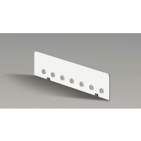 BIURO SERWIS - R-BOX Przegroda do biurka R-402 | PLEXI | szerokość 98 cm