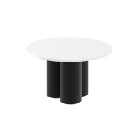 HUBERTUS - RAVEO MINI Ława | Biały mat | Czarny połysk