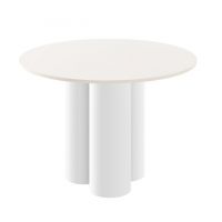 HUBERTUS - RAVEO Stół | Kaszmir mat | Biały połysk