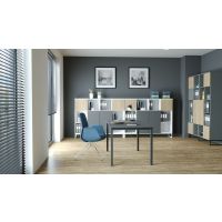 AMS Meble Biurowe - NEXT Regał NX7 | 80x40x184h cm