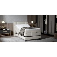 WERSAL - REY Łóżko Kontynentalne Elektrycznie Sterowane 120x200 | Materac Pocket | Materac Pocket