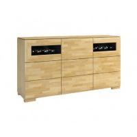 MEBIN - Rossano Szafka 2DS3D z barkiem i oświetleniem