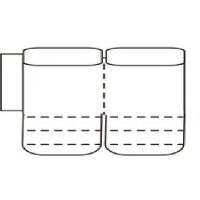 Bydgoskie Meble - SALMO Segm. 3RF (man) lewy Segment lewy z dwoma fotelami z manualną funkcją relaks z bokiem