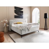 MC AKCENT - SARNIA Łóżko bez pojemnika 160x200 | Tkanina taupe 4303 | SAR16031