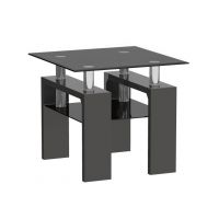 FURNITEX - A08-2 H-55 MINI LAKIER Ława | Czarna