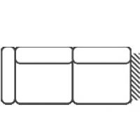 FENIKS MEBLE - GIOVANNI Sofa 2,5L z lewym bokiem