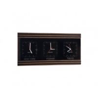 MEBIN - Sempre Zegar potrójny poziomy