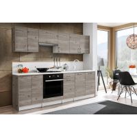 LAYMAN - KUCHNIA EKONOMICZNA ECOmodel ZESTAW KUCHENNY 2,4 m szafki z płyty laminowanej