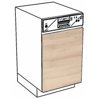 LAYMAN - KUCHNIA EKONOMICZNA ECOmodel FZ45A front zmywarki odkryty