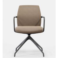 BGROUP - SKILL Krzesło Konferencyjne SKS60SB | Oparcie Tapicerowane | Stelaż typu Pająk