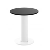 HUBERTUS - SOLO MINI Ława 60 | Czarny połysk | Biały połysk | Biały połysk