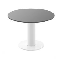 HUBERTUS - SOLO LUX Stół 100-144 | Szary mat | Biały połysk | Biały połysk