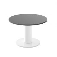 HUBERTUS - SOLO MINI Ława 80 | Szary połysk | Biały połysk