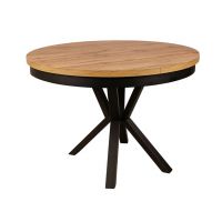 MOSKAŁA MEBLE - Stół okrągły ST-42 | Blat laminat | Nogi stal malowana proszkowo