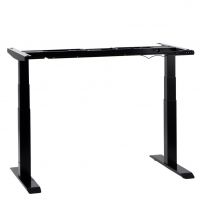 STEMA - UT05-3T/B Stelaż | Elektrycznie Podnoszony | Wysokość 61-125,5 cm | Czarny