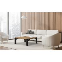 ORTUS - VITTORIO Dąb Stolik | Blat obłogowany | Grubość blatu 3 cm