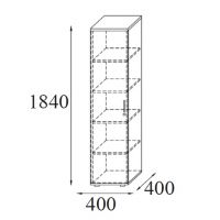 AMS Meble Biurowe - Szafa Aktowa RG17 P/L | 5OH