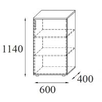 AMS Meble Biurowe - Szafka Aktowa RG25 P/L | 3OH