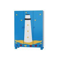 BabyBest - OCEANIK - STATEK Szafa 3-drzwiowa S3-ST