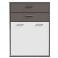 Forte - KEFLAVIK KFLK322-J53 | Szafka | Biały / Uni Wolfram Szary