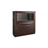 MEBIN - Bari Szafka 2DS z barkiem z oświetlenia