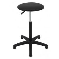 MAZUR KRZESŁA - Taboret Black Skaj | Wysoki | Na Stopkach