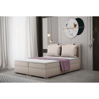 SOFIA MEBLE - TERAMO Łóżko kontynentalne 140x200 z pojemnikiem
