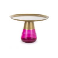 SIGNAL - TIFFANY B GOLD Ława | Złoty | Fioletowy