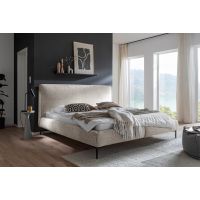 MC AKCENT - VALPARAISO Łóżko 160x200 | Tkanina kremowa 06 | VAL16031