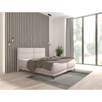 MEBLE BEST - VERDON Łóżko kontynentalne z pojemnikiem | 180x200 | Topper HR 4 cm