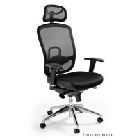 UNIQUE MEBLE - VIP Fotel Obrotowy W-80 | Siatka | Zgodny z Rozporządzeniem z 2023 roku