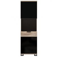 LIVEO - G-TE GT06 WITRYNA L/P CZARNY POŁYSK/DĄB