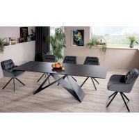 SIGNAL - WESTIN Ceramic Stół 160-240x90 | Sahara Noir