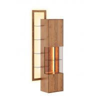 KATMANDU MEBLE - COLLODI Witryna wisząca | Dąb dziki olejowany | ZICOL03